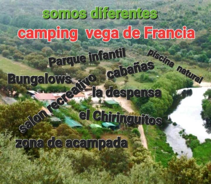Bungalows, Camping Vega De Francia Сотосеррано Экстерьер фото